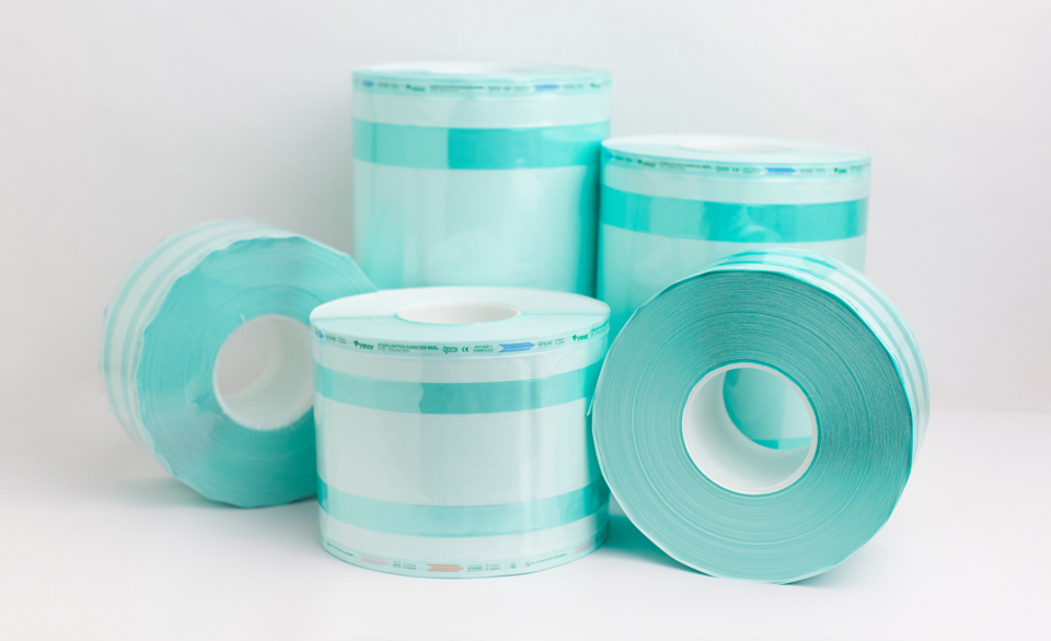 Sterilization Gusset Pouches in Roll